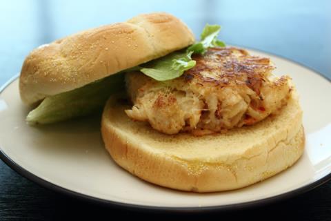 Dungeness crab burgers